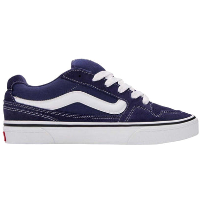 Deep Blue - Front - Vans Mens Calderone Suede Trainers