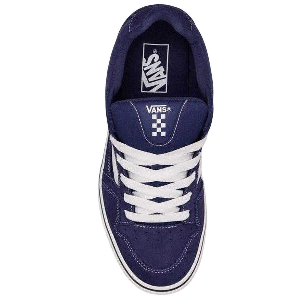 Deep Blue - Back - Vans Mens Calderone Suede Trainers