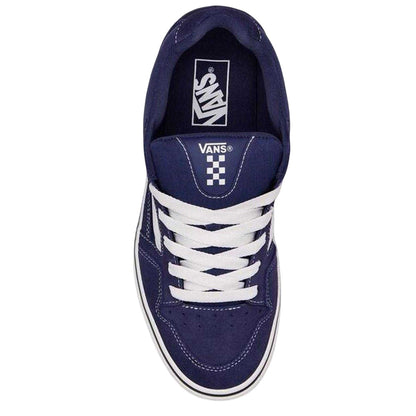 Deep Blue - Back - Vans Mens Calderone Suede Trainers