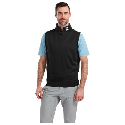 Black - Front - FootJoy Mens Chill Out Vest Top