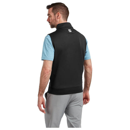 Black - Back - FootJoy Mens Chill Out Vest Top