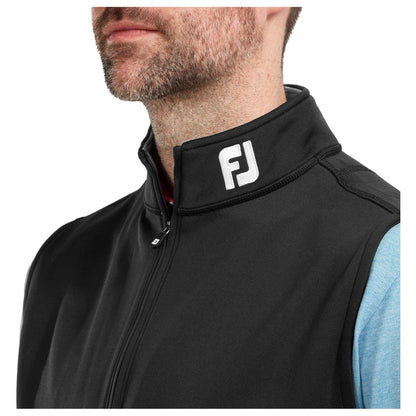 Black - Side - FootJoy Mens Chill Out Vest Top