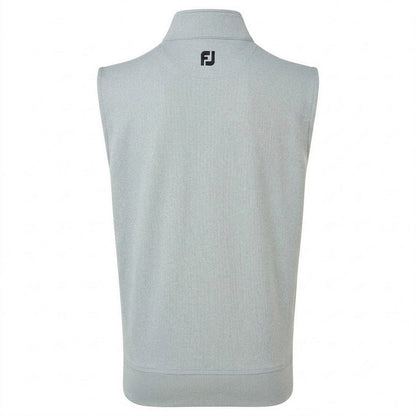 Grey - Back - FootJoy Mens Chill Out Vest Top