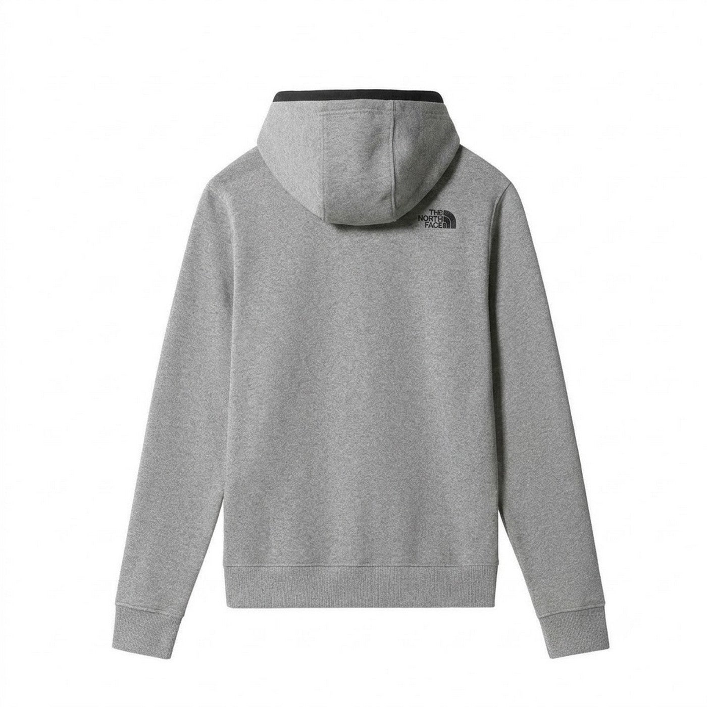 Mid Grey - Back - The North Face Mens Drew Pull Over Hoodie