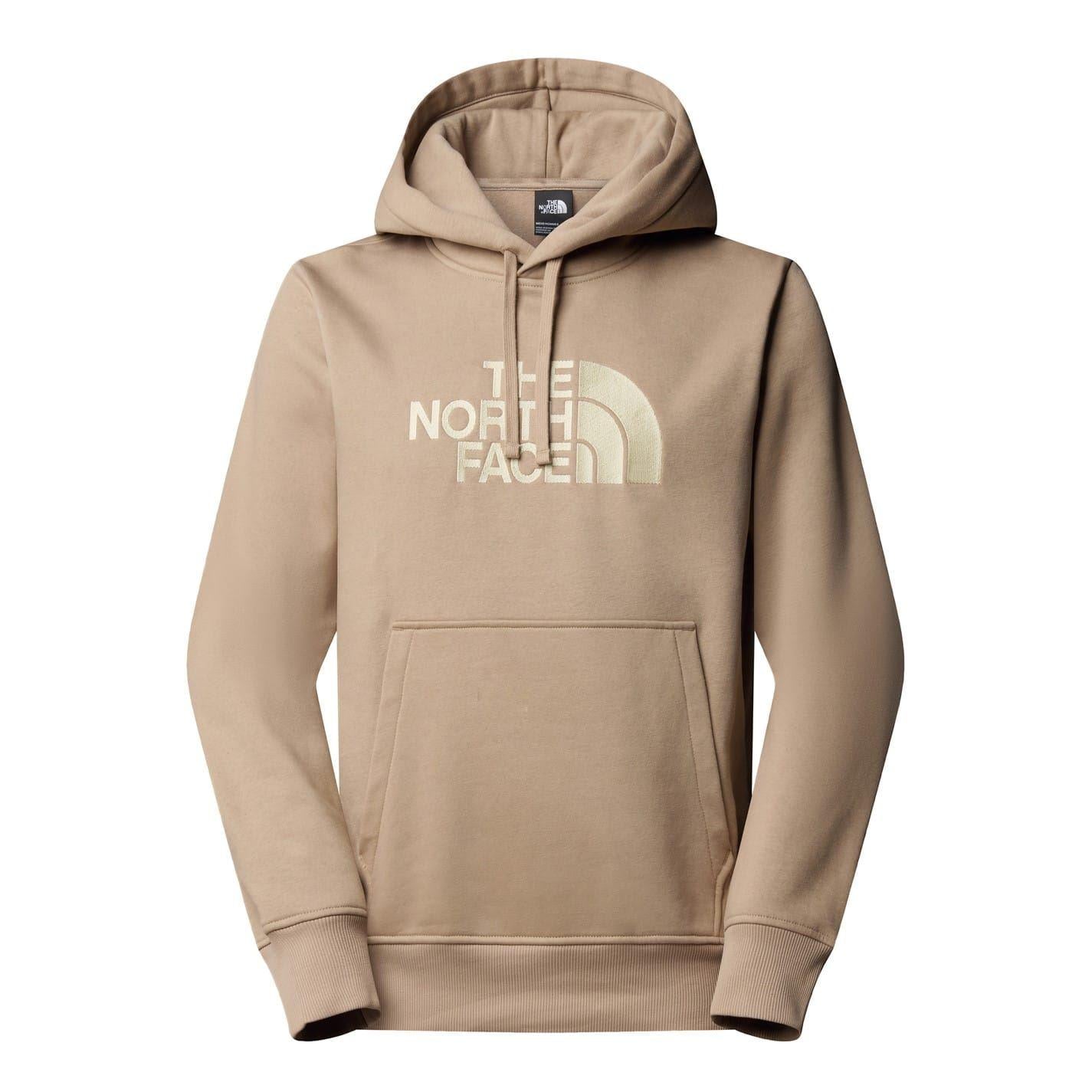 Mushroom - Front - The North Face Mens Drew Pull Over Hoodie