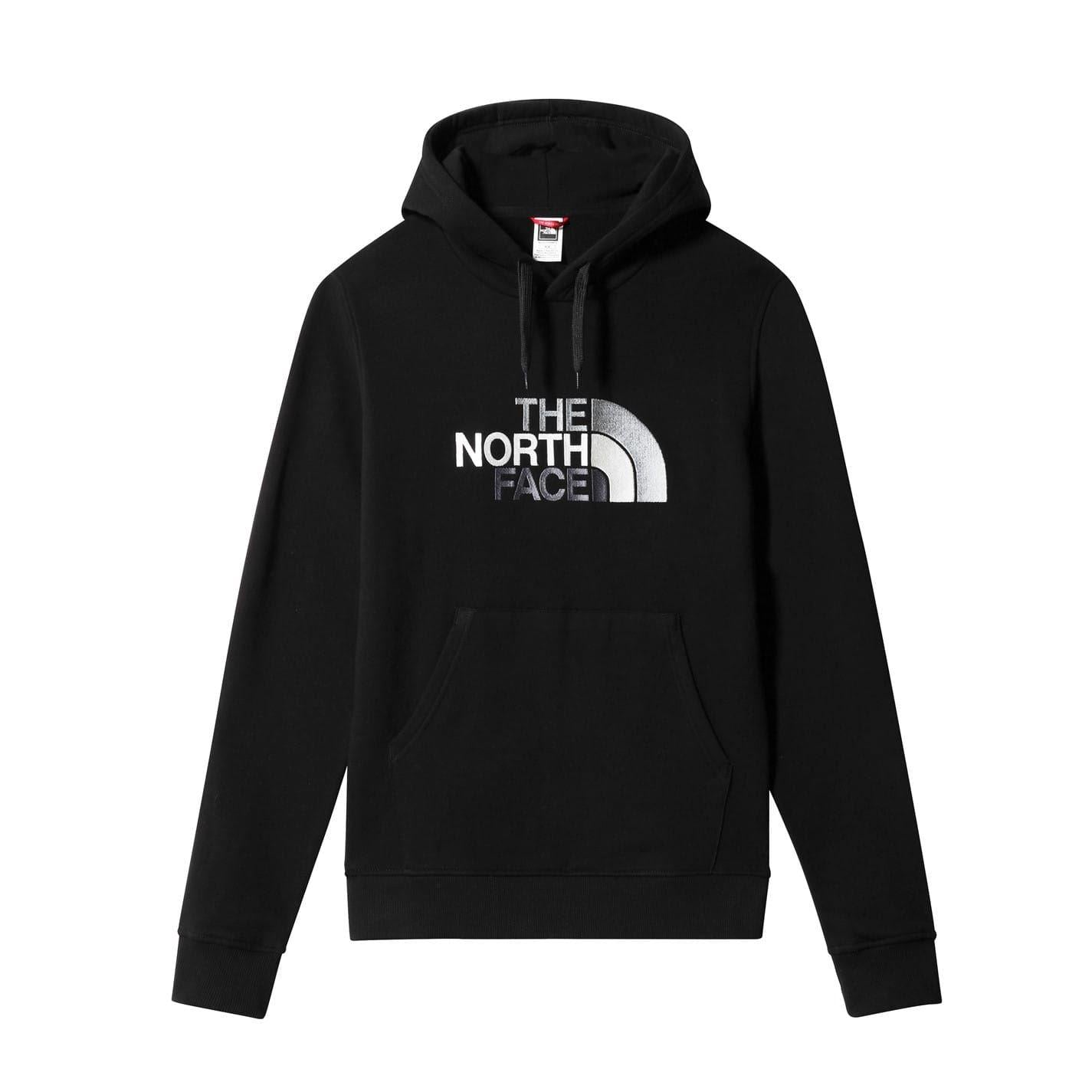 Black - Front - The North Face Mens Drew Pull Over Hoodie