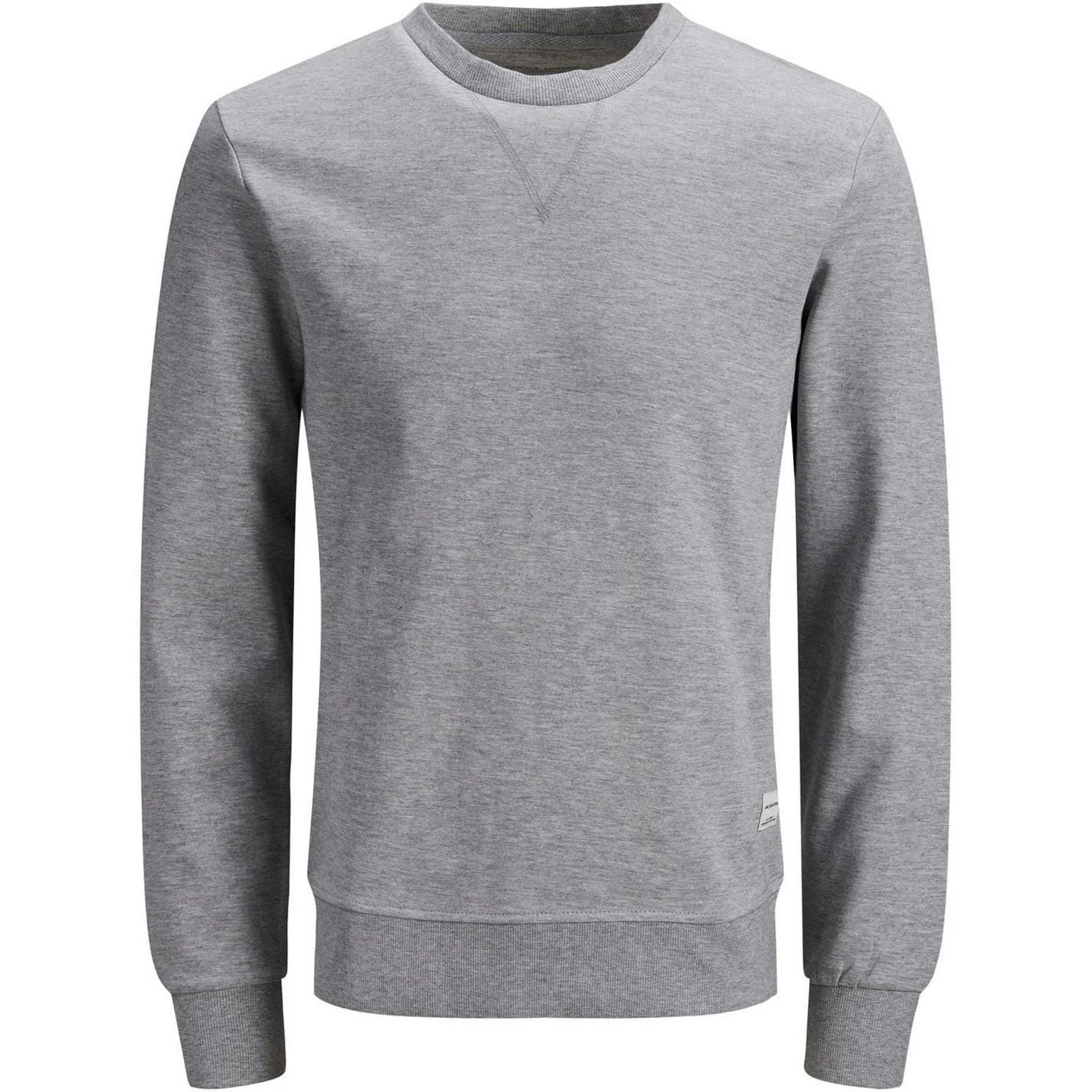 Light Grey - Front - Jack And Jones Mens Basic Sweatshirt