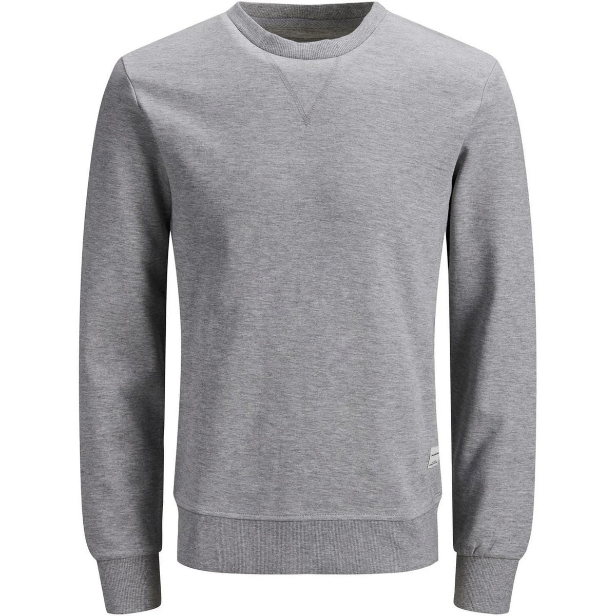 Light Grey - Front - Jack And Jones Mens Basic Sweatshirt