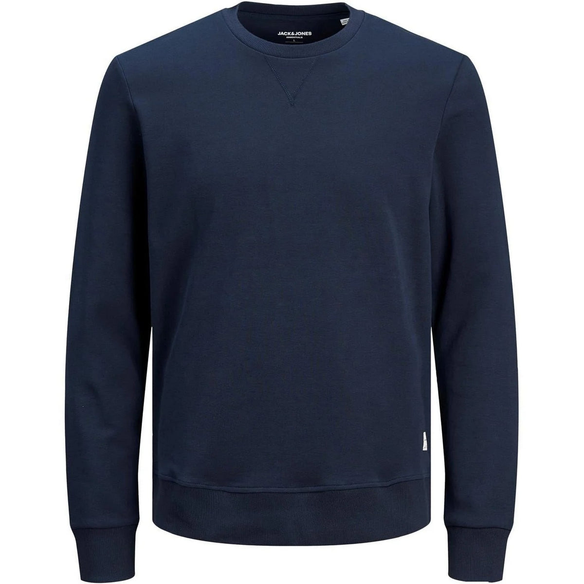 Navy Blazer - Front - Jack And Jones Mens Basic Sweatshirt