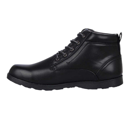 Black - Side - Lee Cooper Mens Deans Hiking Boots