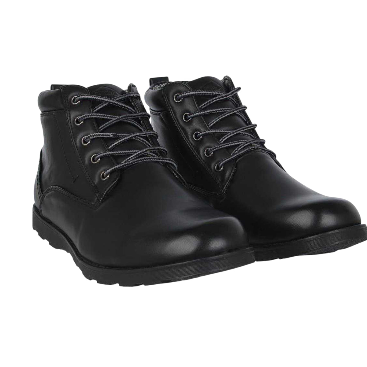 Black - Pack Shot - Lee Cooper Mens Deans Hiking Boots