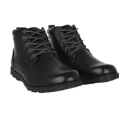 Black - Pack Shot - Lee Cooper Mens Deans Hiking Boots