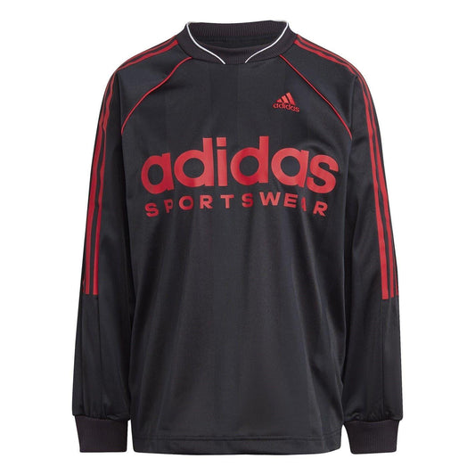 Black - Front - Adidas Unisex Adult Sportswear Regular Sweatshirt