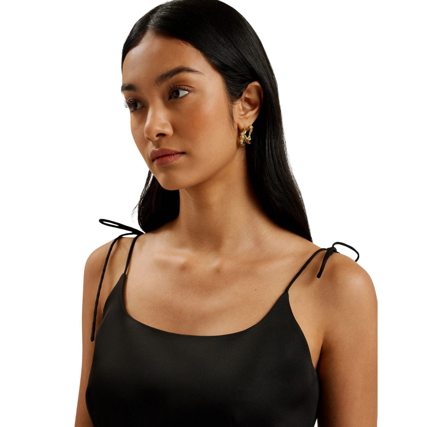 Black - Side - Ted Baker Womens-Ladies A-line Mini Dress