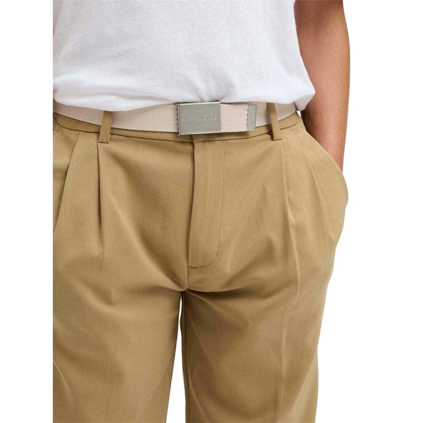 Moonbeam - Side - Jack And Jones Mens Canvas Woven Belt