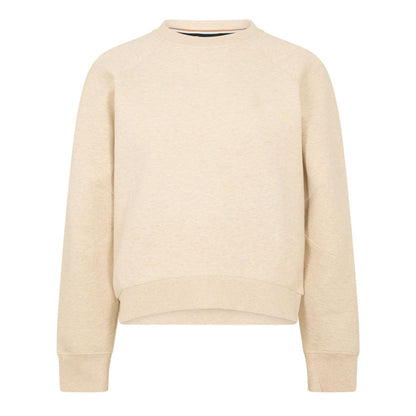 White - Front - Boss Womens-Ladies Raglan Sweatshirt
