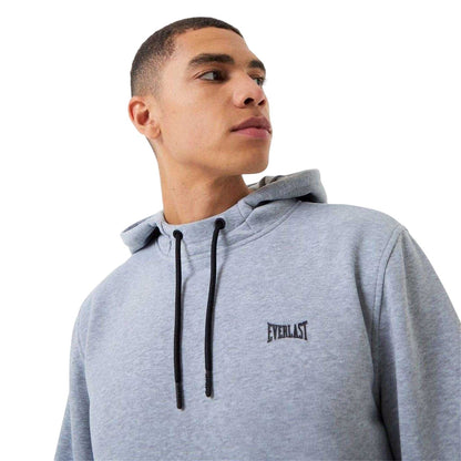 Grey Marl - Side - Everlast Mens Premium Overhead Hoodie