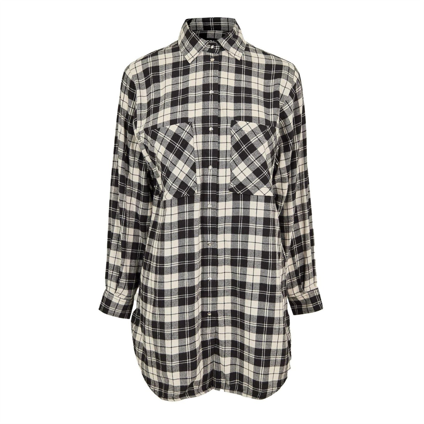 White-Red - Front - Diesel Womens-Ladies Inew Mini Shirt Dress