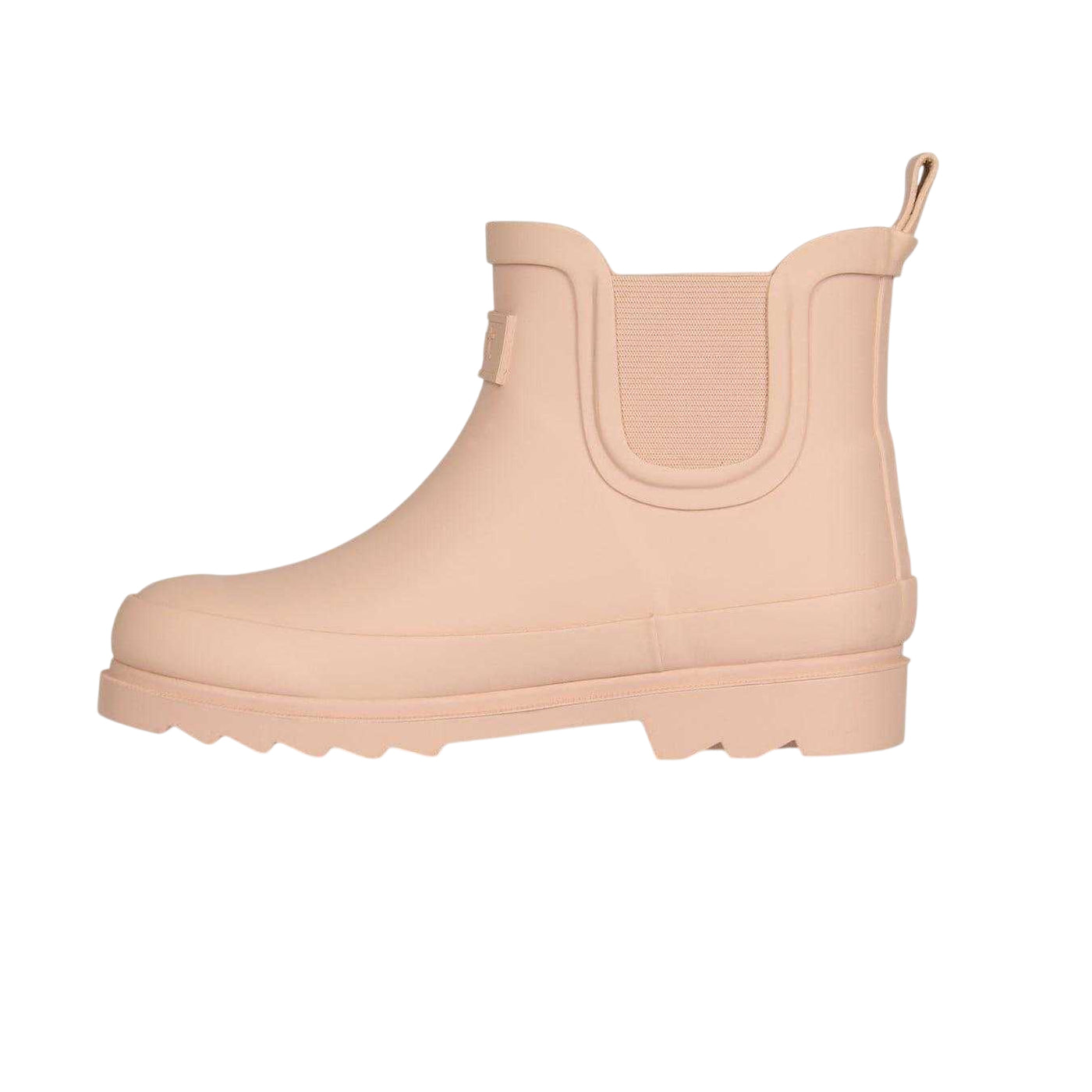 Pink - Side - Gelert Childrens-Kids Furry Leather Wellington Boots