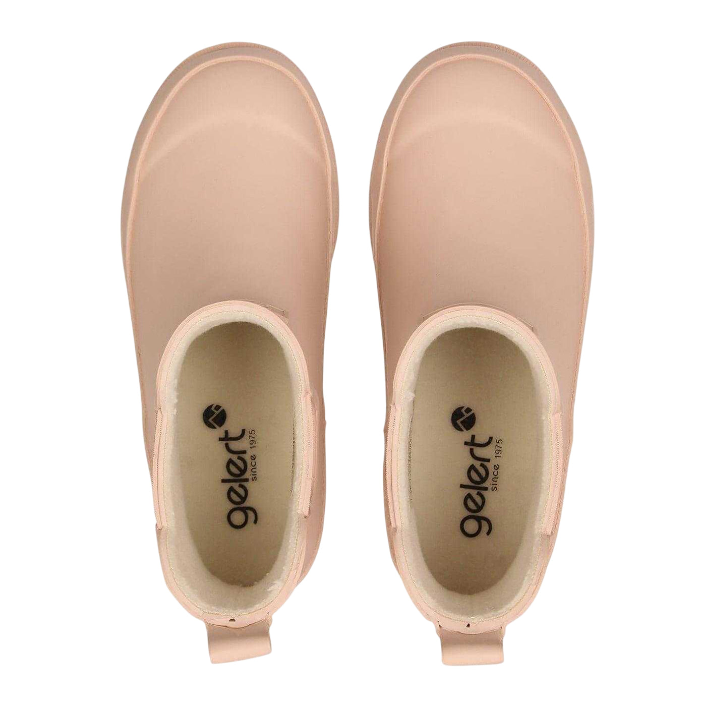 Pink - Lifestyle - Gelert Childrens-Kids Furry Leather Wellington Boots