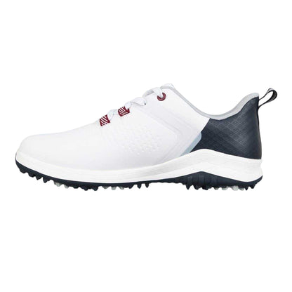 White-Navy - Lifestyle - Slazenger Womens-Ladies V Series Leather Spiked Golf Shoes