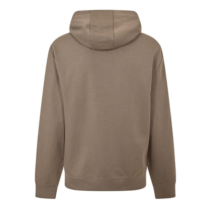 Medium Grey - Back - Hugo Mens Dapodayote Overhead Hoodie