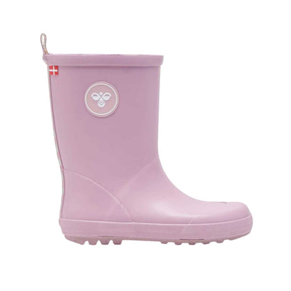 Pink - Front - Hummel Childrens-Kids Rubber Wellington Boots