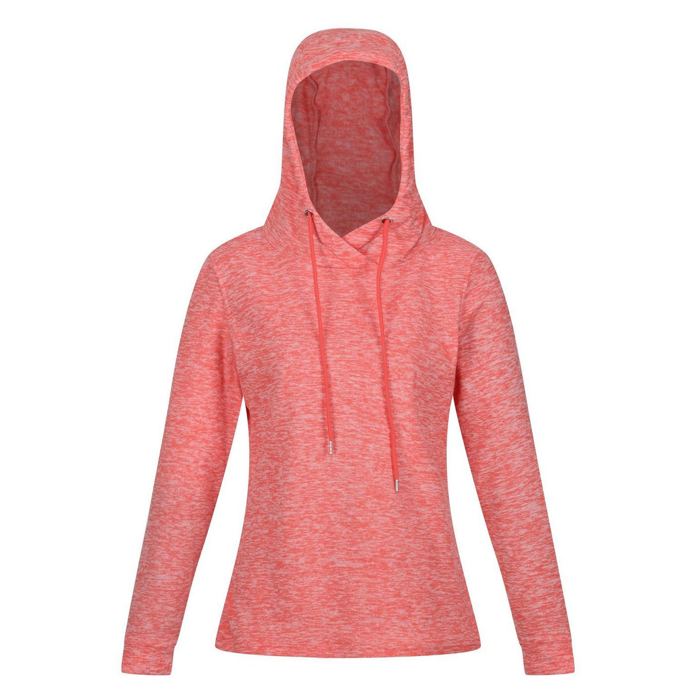 Peach Blossom Marl - Front - Regatta Womens-Ladies Azaelia Regular Long-Sleeved Hoodie