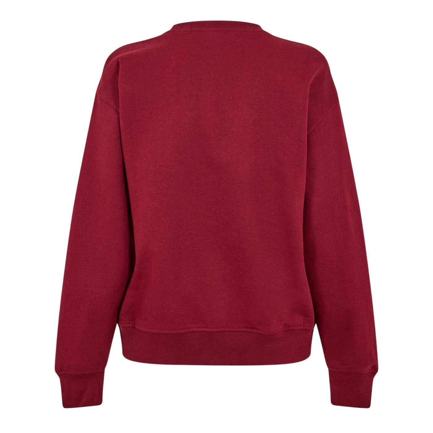 Red - Back - Calvin Klein Womens-Ladies Cotton Regular Sweatshirt