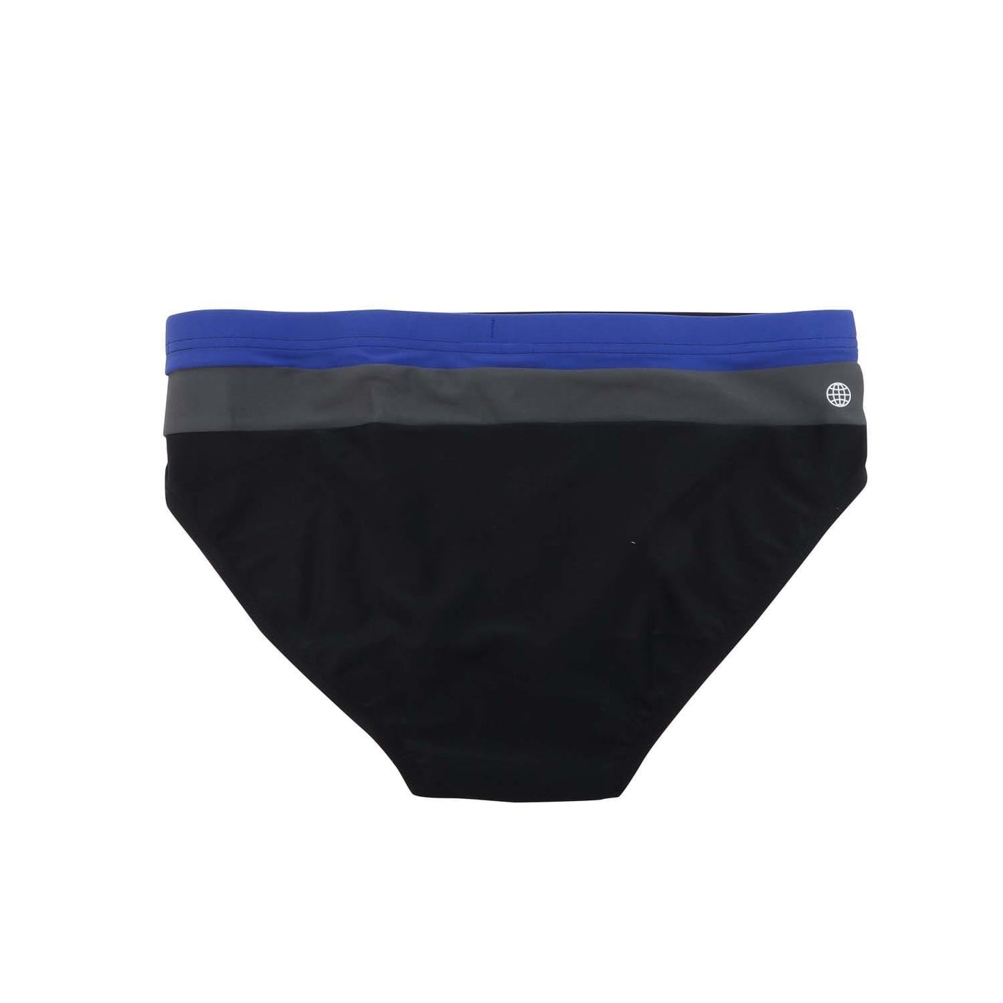 Black-Blue - Back - Adidas Mens Colourblock Swimming Trunks
