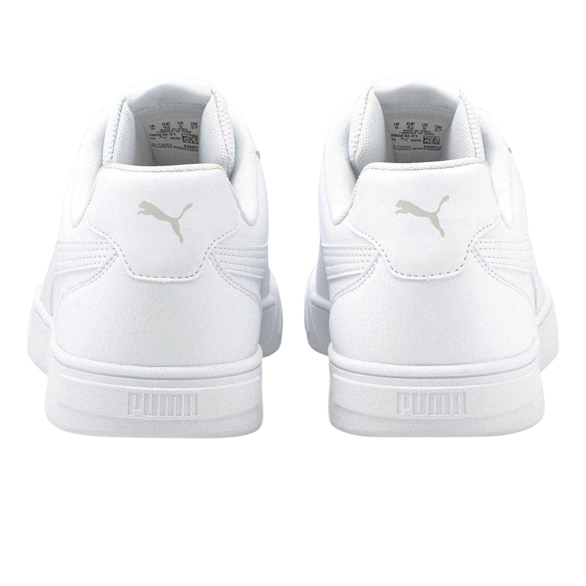 White - Back - Puma Mens Caven 2.0 Logo Trainers