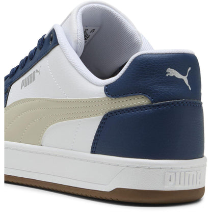 White-Blue-Gum - Pack Shot - Puma Mens Caven 2.0 Logo Trainers