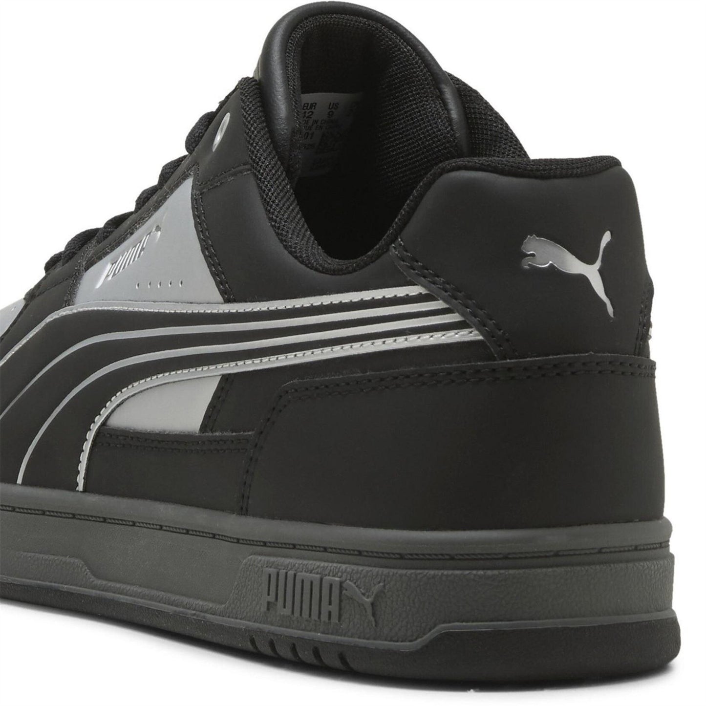 Silver-Grey - Pack Shot - Puma Mens Caven 2.0 Logo Trainers