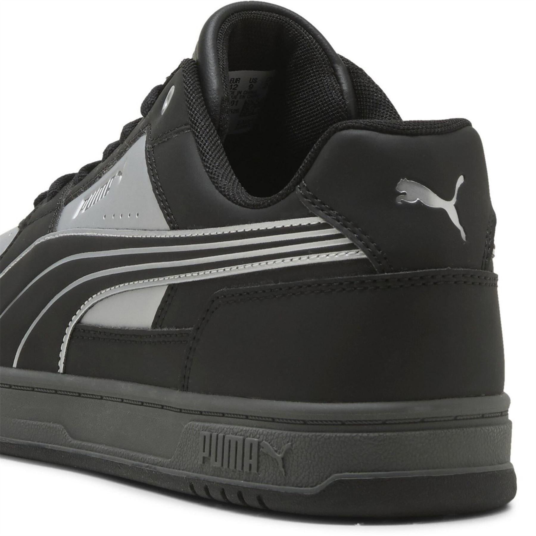 Silver-Grey - Pack Shot - Puma Mens Caven 2.0 Logo Trainers