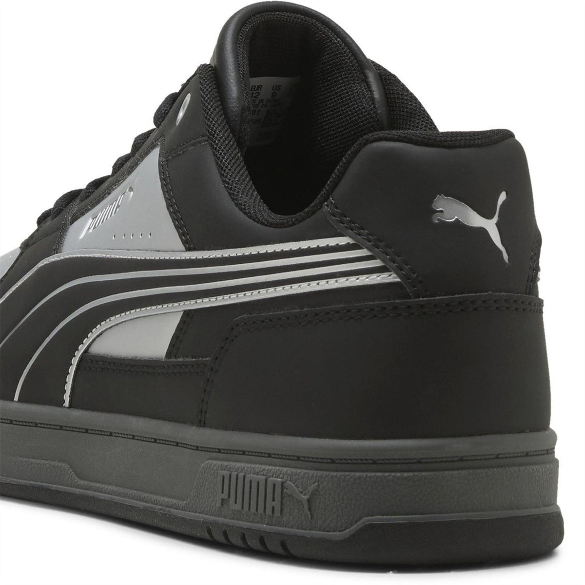 Silver-Grey - Pack Shot - Puma Mens Caven 2.0 Logo Trainers