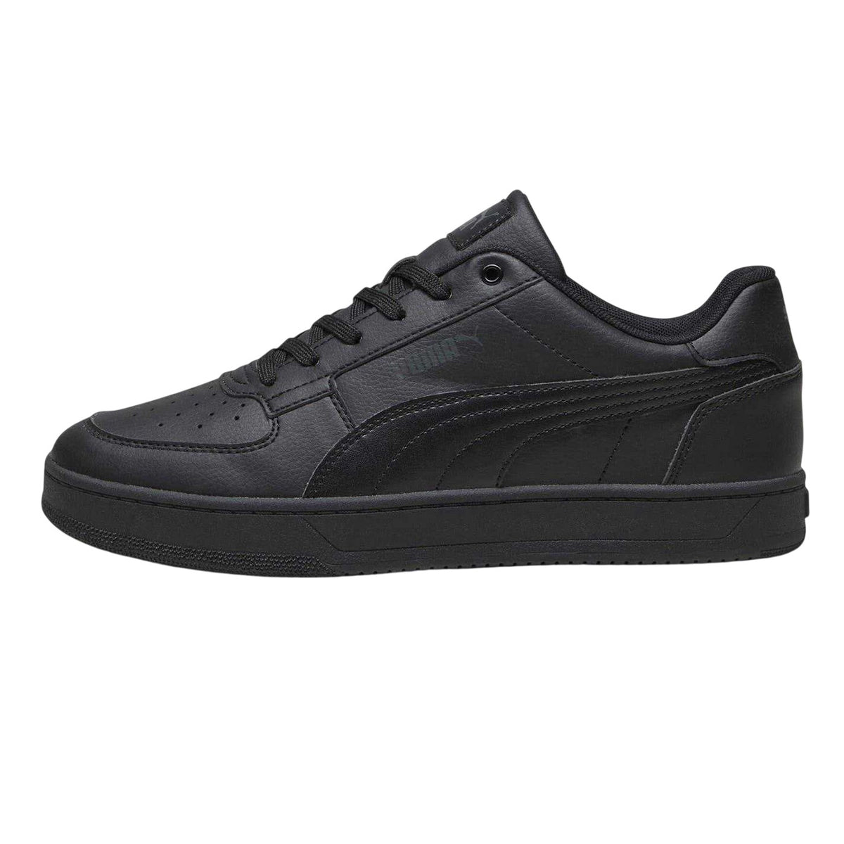 Triple Black - Side - Puma Mens Caven 2.0 Logo Trainers