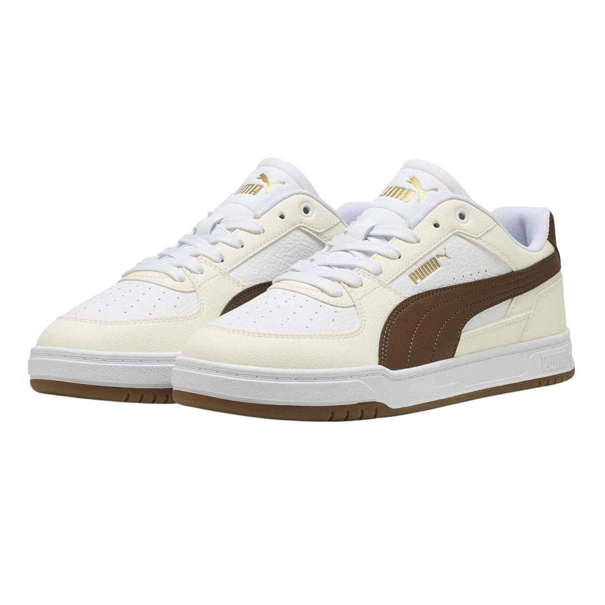 Brown-Gum - Pack Shot - Puma Mens Caven 2.0 Logo Trainers