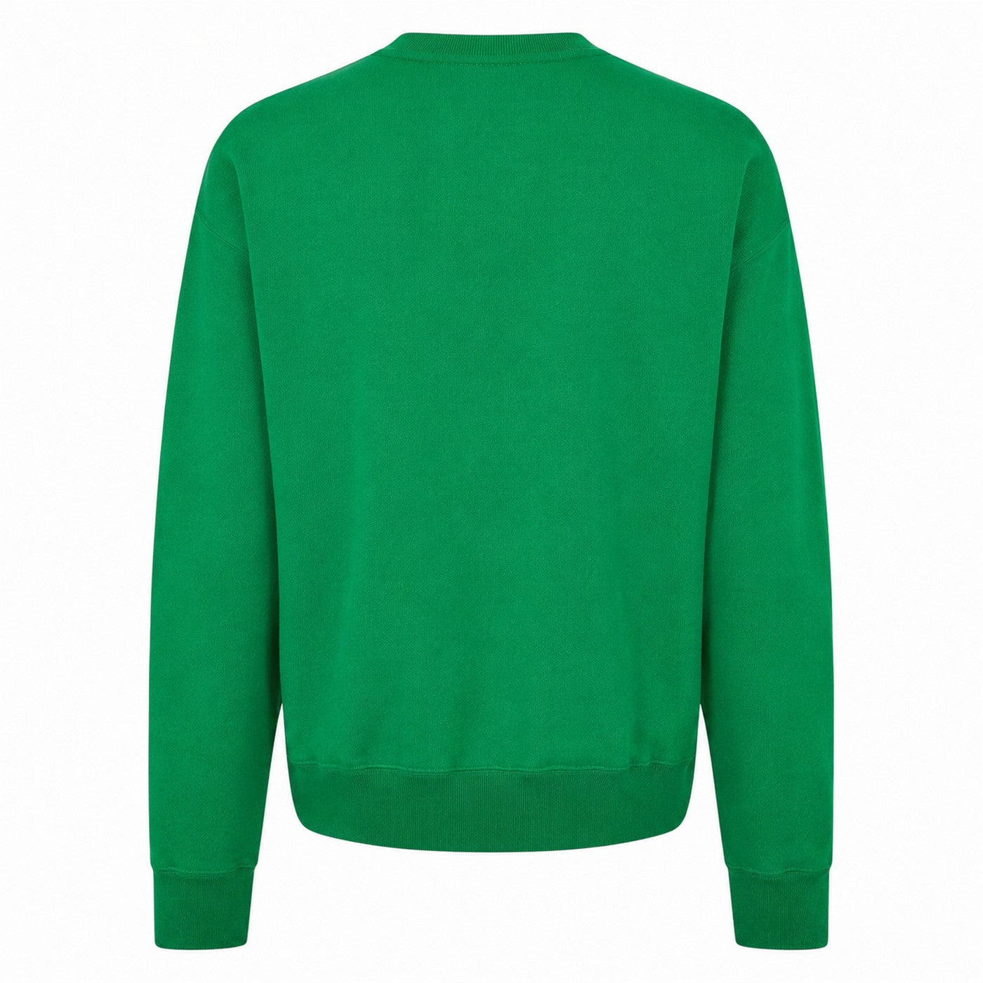Green - Back - Adidas Unisex Adult Basics Ribbed Regular Casual Sweatshirt