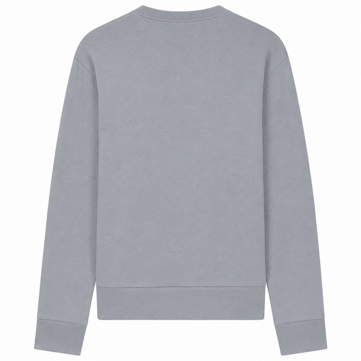 Dark Grey - Back - Boss Mens Signature Cotton Logo Sweatshirt