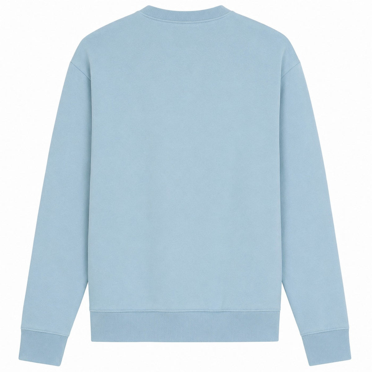 Pastel Blue - Back - Boss Mens Signature Cotton Logo Sweatshirt