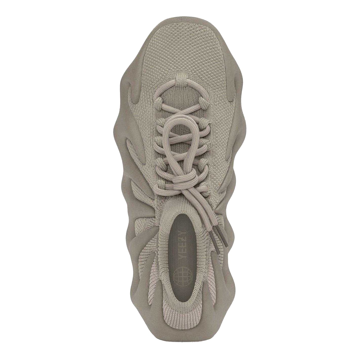 Grey - Lifestyle - Yeezy Mens 450 Stone Flax Leather Trainers