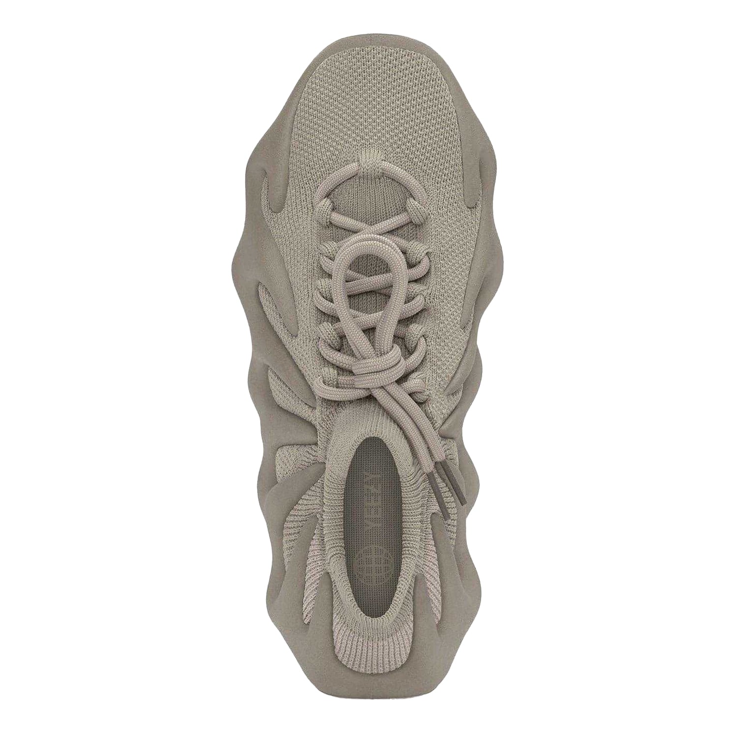 Grey - Lifestyle - Yeezy Mens 450 Stone Flax Leather Trainers