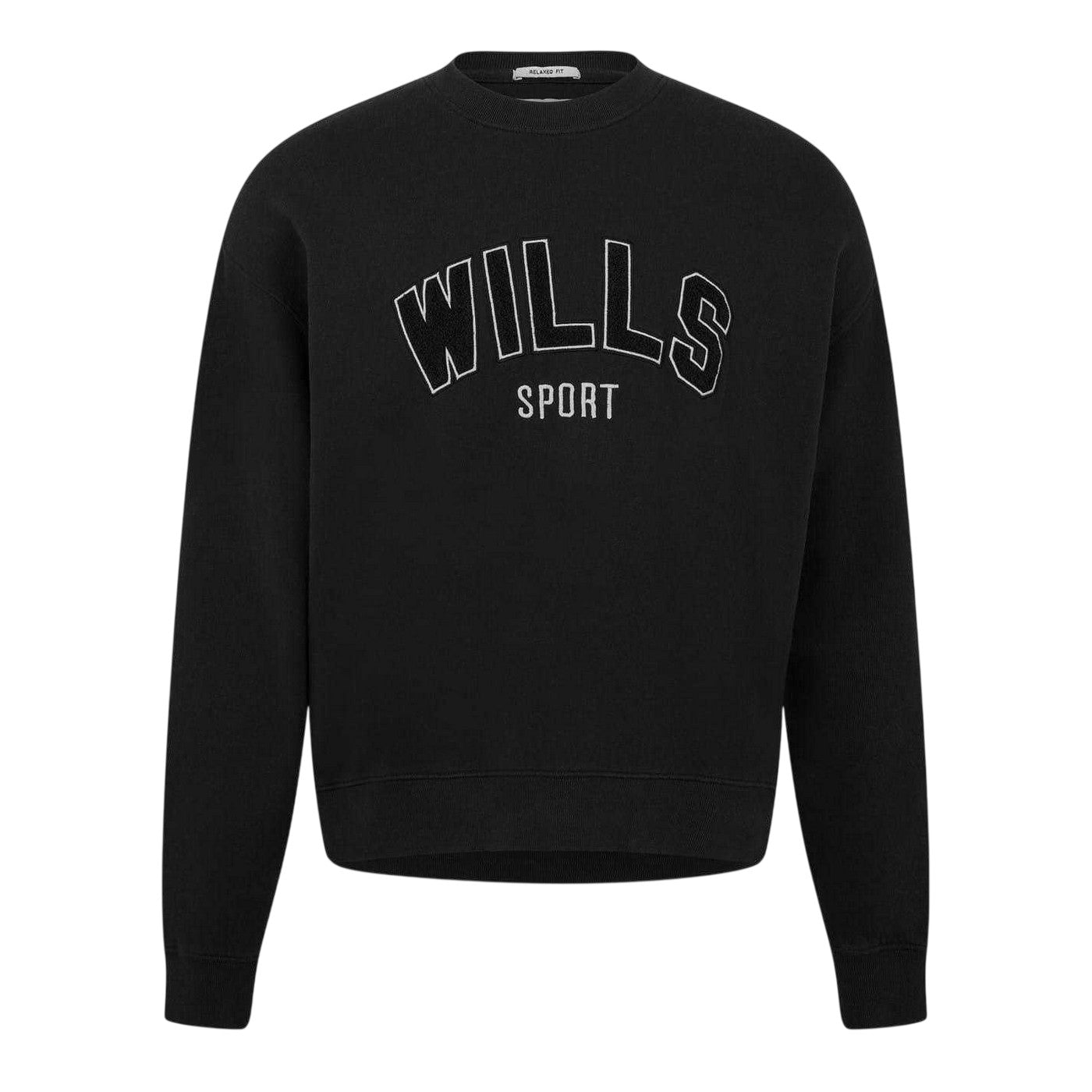 Washed Black - Front - Jack Wills Mens Bouclé Sweatshirt