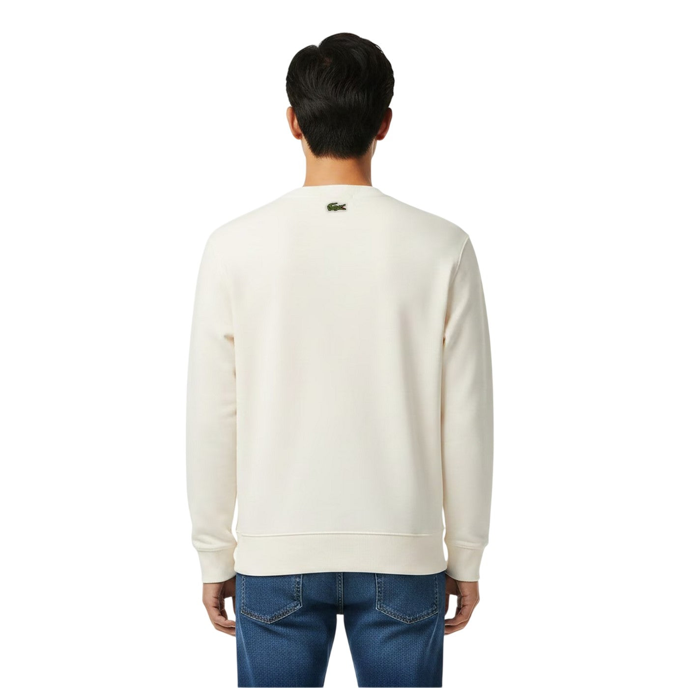White - Lifestyle - Lacoste Unisex Adult Central Sweatshirt