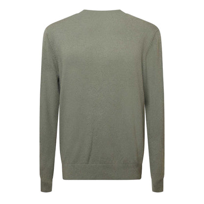 Green - Back - Jack And Jones Mens Cashmere Blend Relaxed Fit Sweatshirt