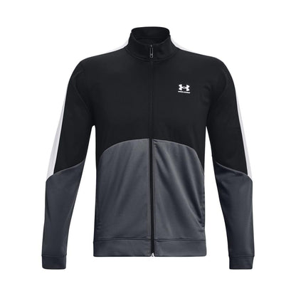 Black - Front - Under Armour Mens Fashion Track Jacket