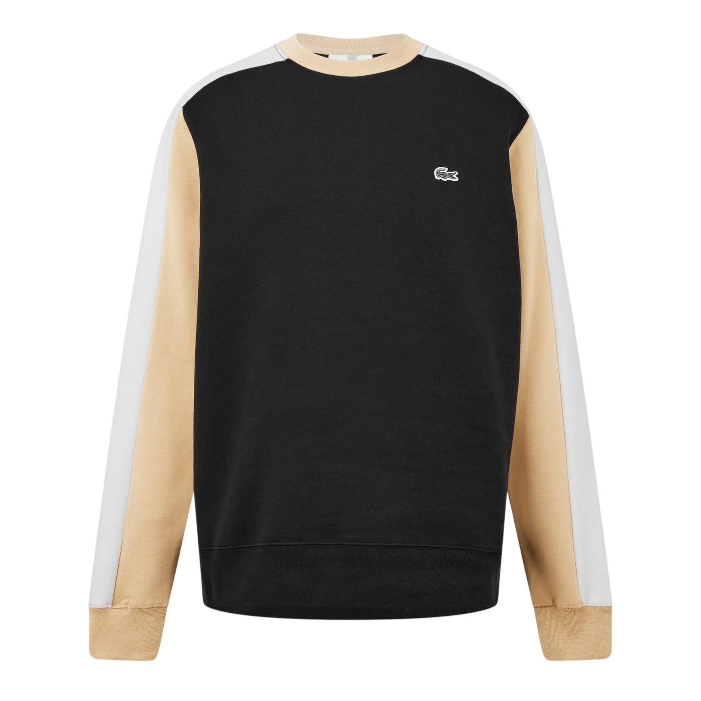 Black - Front - Lacoste Mens Colour Block Sweatshirt