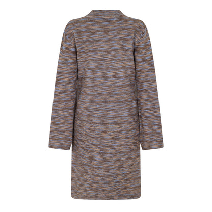 Pinecone Brown - Back - Mamalicious Womens-Ladies Mock Neck Sweater Dress