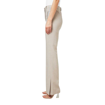 Beige - Side - Boss Womens-Ladies Tailored Trousers