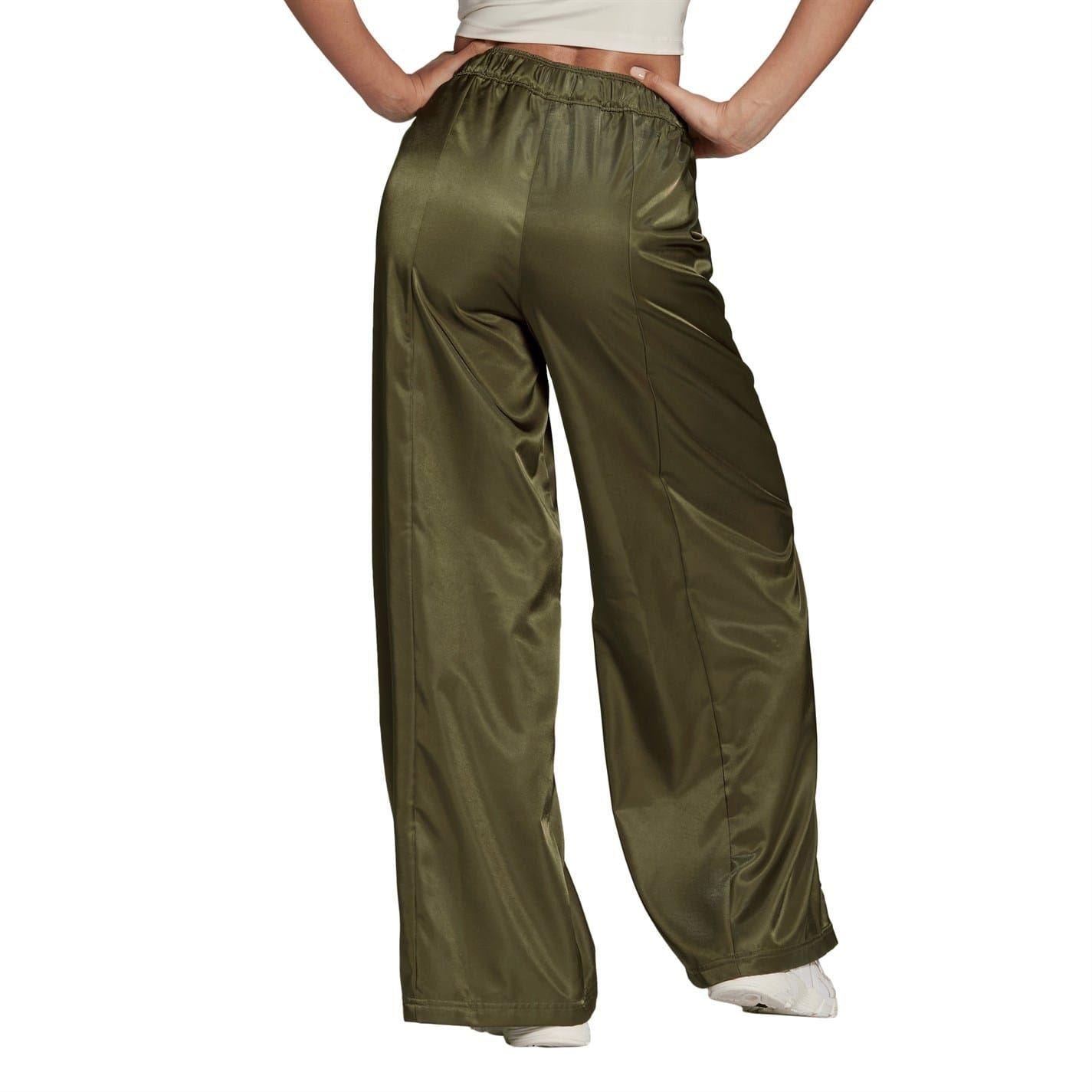 Khaki Green - Back - Adidas Womens-Ladies Originals Cargo Trousers